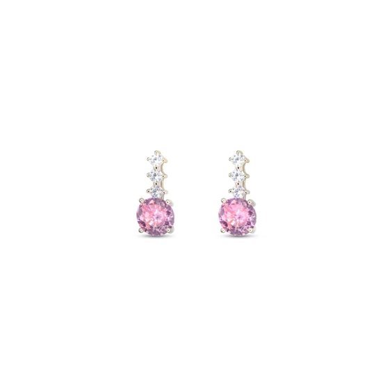 Earrings Dilvdò Woman Drop Stud in Silver Zircone ORPLBRS - ORPLBRS